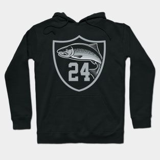 Raiders Johnathan Abram Salmon Hoodie